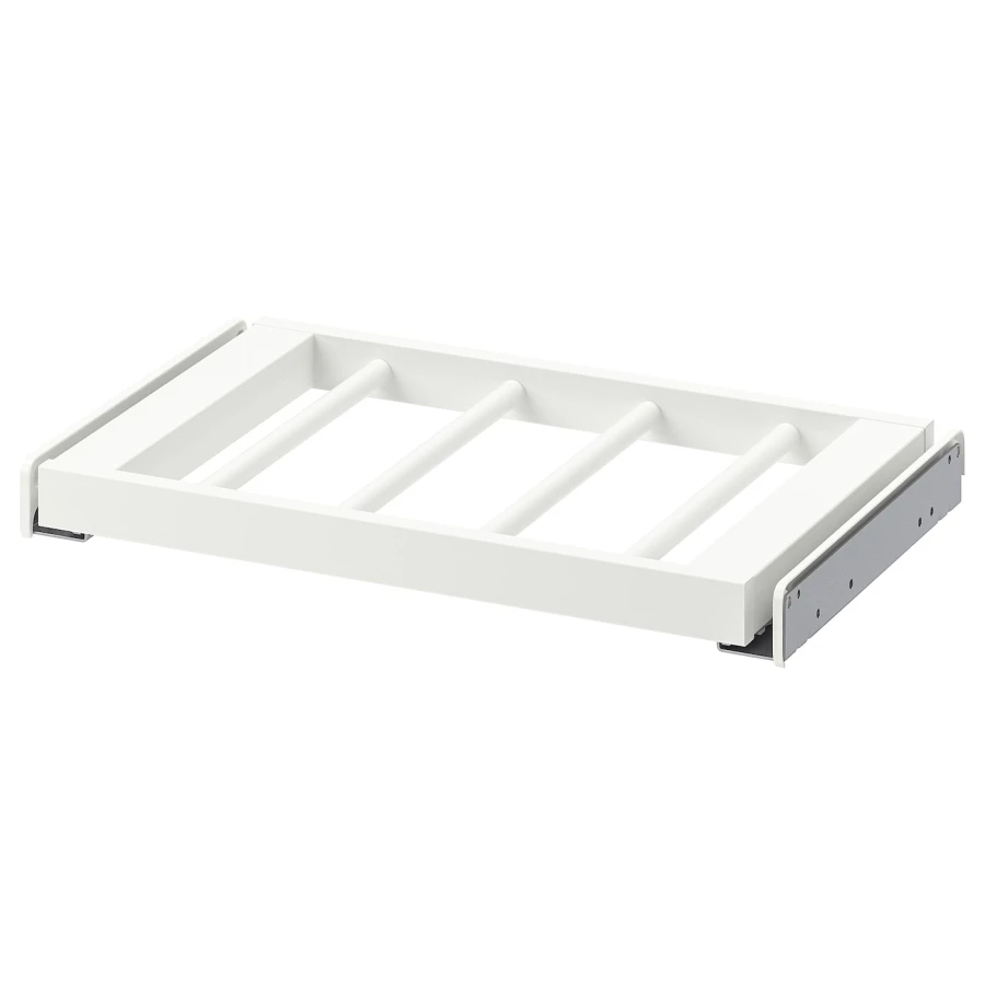 Выдвижная вешалка для брюк - IKEA KOMPLEMENT/КОМПЛИМЕНТ ИКЕА, 50x35 см, белый (изображение №1)
