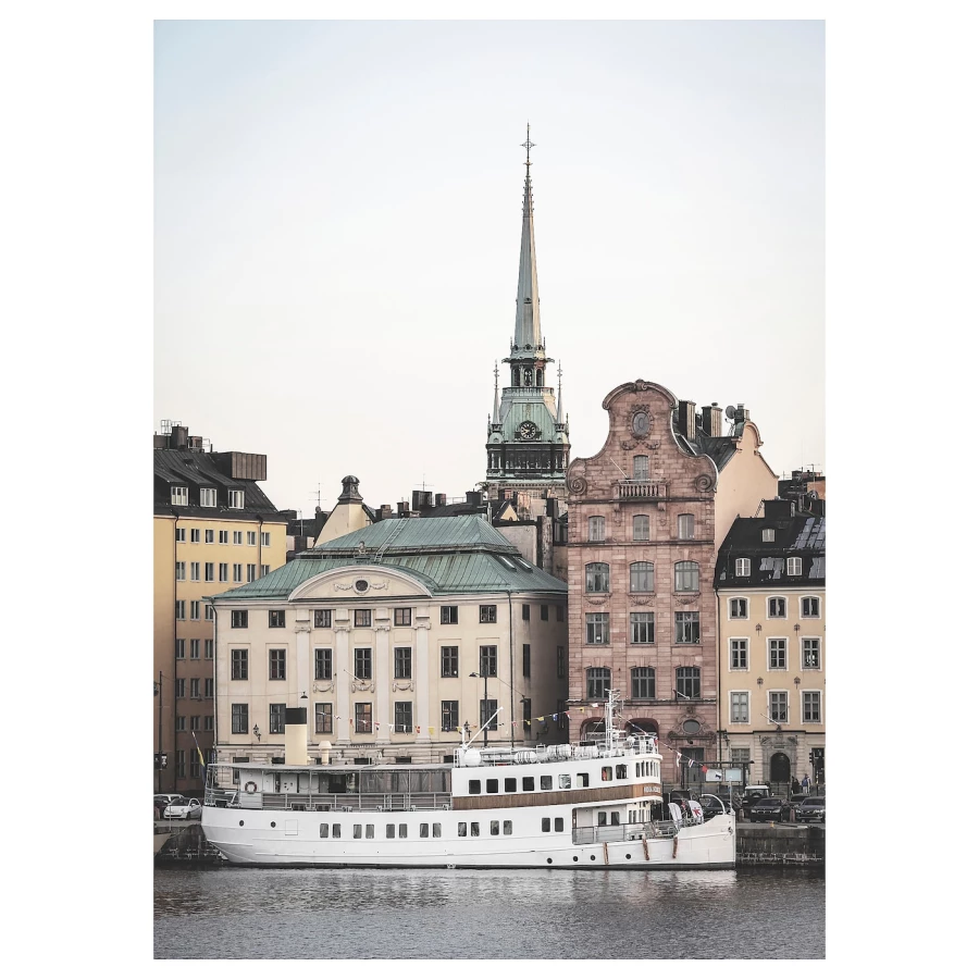 Постер - IKEA BILD, 50х70 см, «Паром, Стокгольм», БИЛЬД ИКЕА (изображение №1)