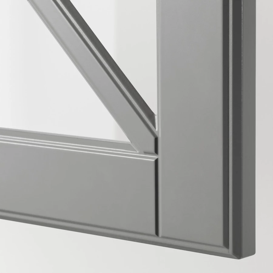Навесной шкаф - METOD IKEA/ МЕТОД ИКЕА, 40х40 см, белый/серый (изображение №2)