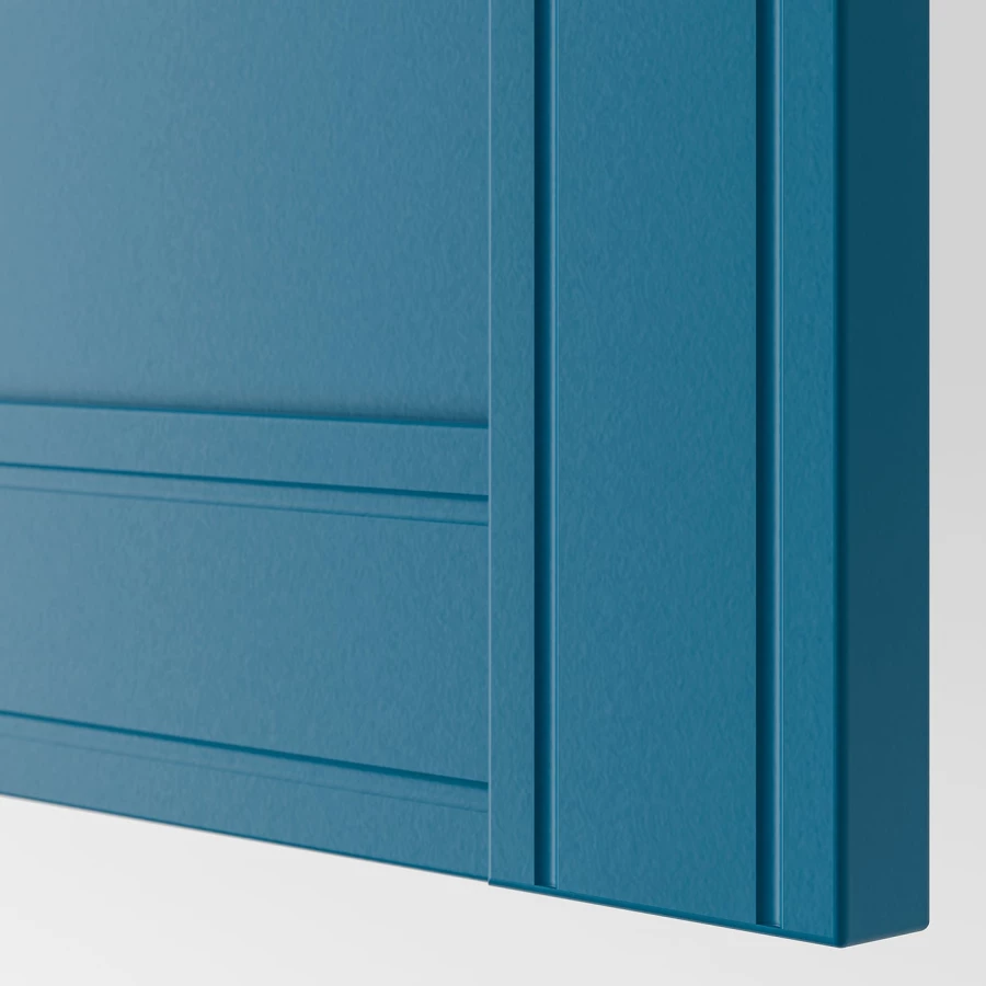 Дверь с петлями - IKEA FLISBERGET/ФЛИСБЕРГЕТ ИКЕА, 230х50 см, синий (изображение №2)