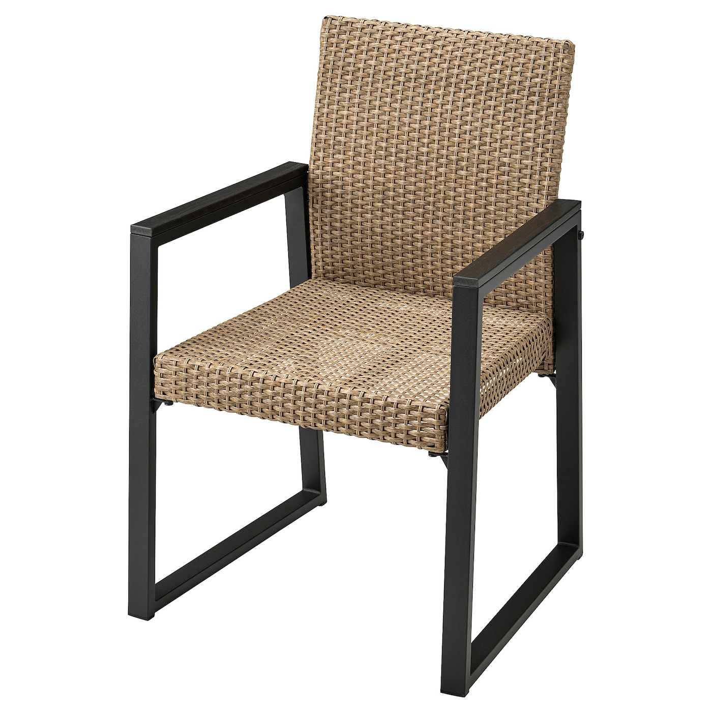 Кресло садовое - IKEA VÄRMANSÖ/VARMANSO, 88х59 см, коричневый, ВЭРМАНСО ИКЕА