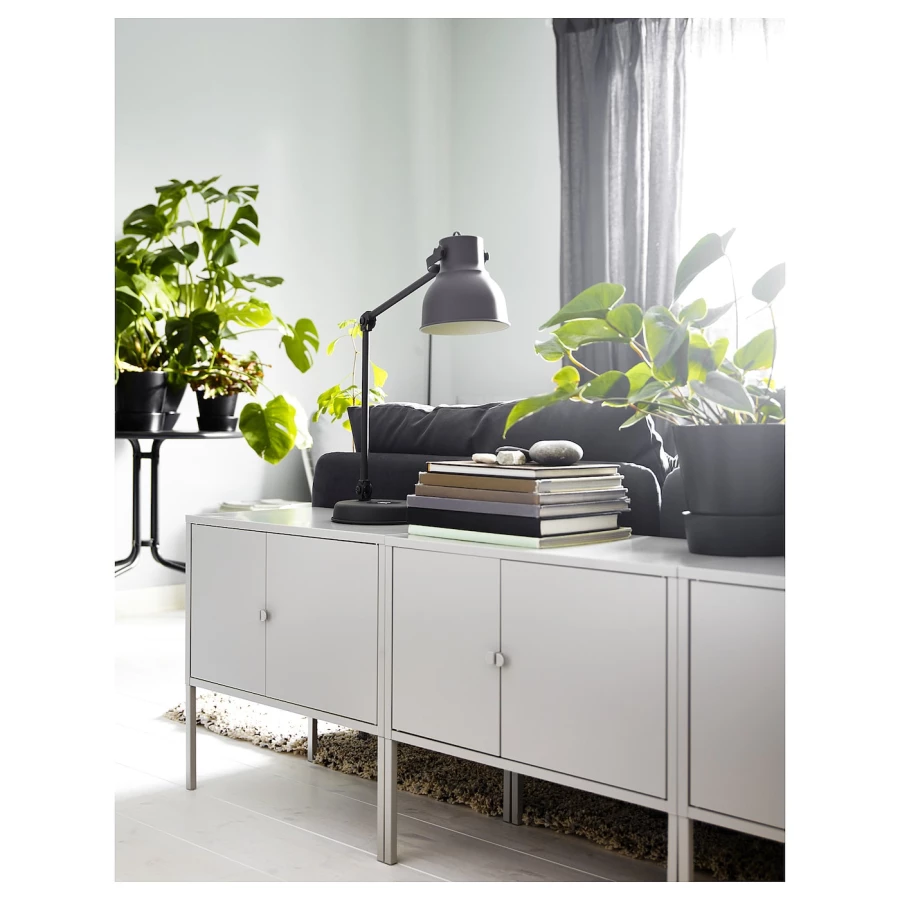 Шкаф - LIXHULT IKEA/ ЛИКСГУЛЬТ ИКЕА,  120х57 см, серый (изображение №4)