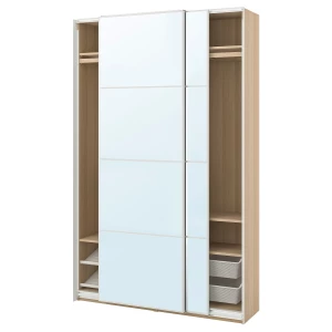 Гардероб - PAX / AULI IKEA/ПАКС/ АУЛИ ИКЕА, 237х150 см, под беленый дуб