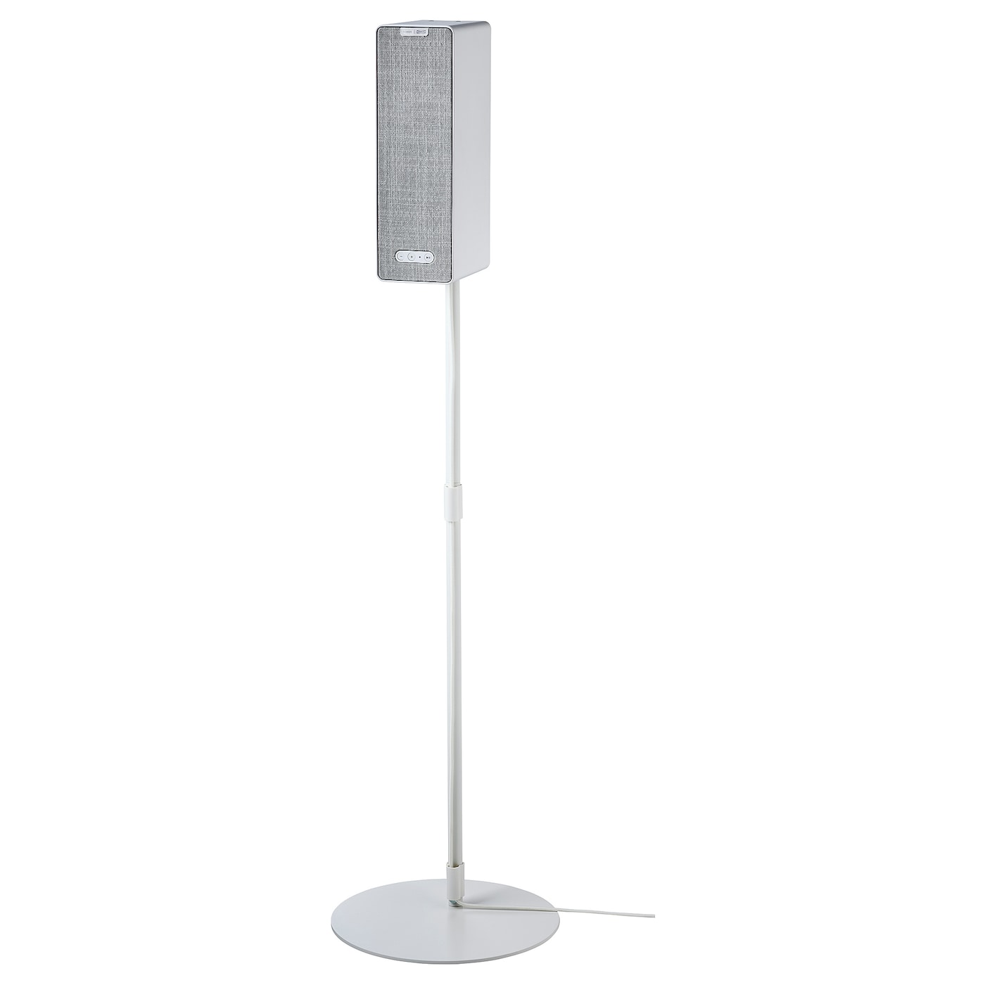 Колонка Wi-Fi с напольной подставкой - IKEA SYMFONISK, 117 см, белый, СИМФОНИСК ИКЕА