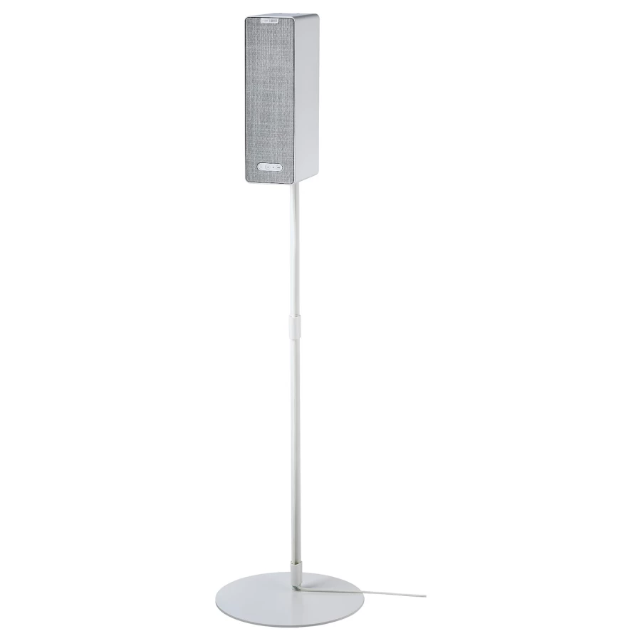 Колонка Wi-Fi с напольной подставкой - IKEA SYMFONISK, 117 см, белый, СИМФОНИСК ИКЕА (изображение №1)
