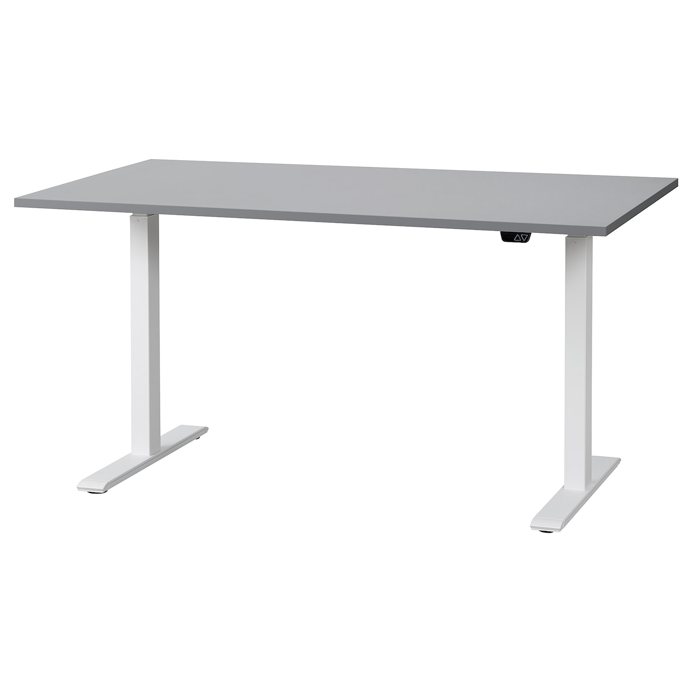 Письменный стол  - IKEA RODULF /РОДУЛЬФ  ИКЕА, 140х80 см, белый/серый