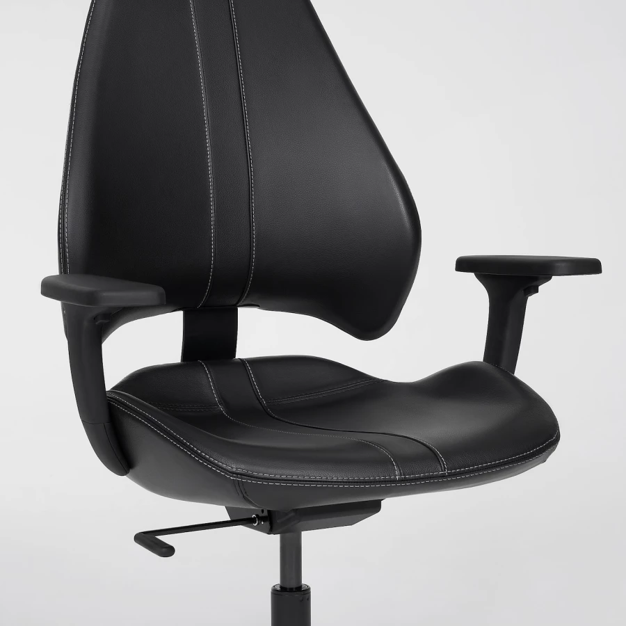 Игровой стол и стул - IKEA UPPSPEL/GRUPPSPEL, черный, 180x80 см, ИКЕА УППСПЕЛ/ГРУППСПЕЛ (изображение №7)