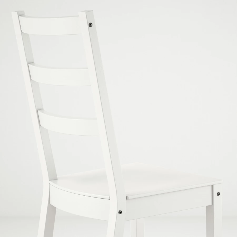 Стол и 4 стула - NORDVIKEN /IKEA/ НОРДВИКЕН  ИКЕА,  152/2223х95  см, белый (изображение №5)