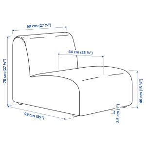 Второе фото. STOCKHOLM 2025 Секция на 1 человека ИКЕА