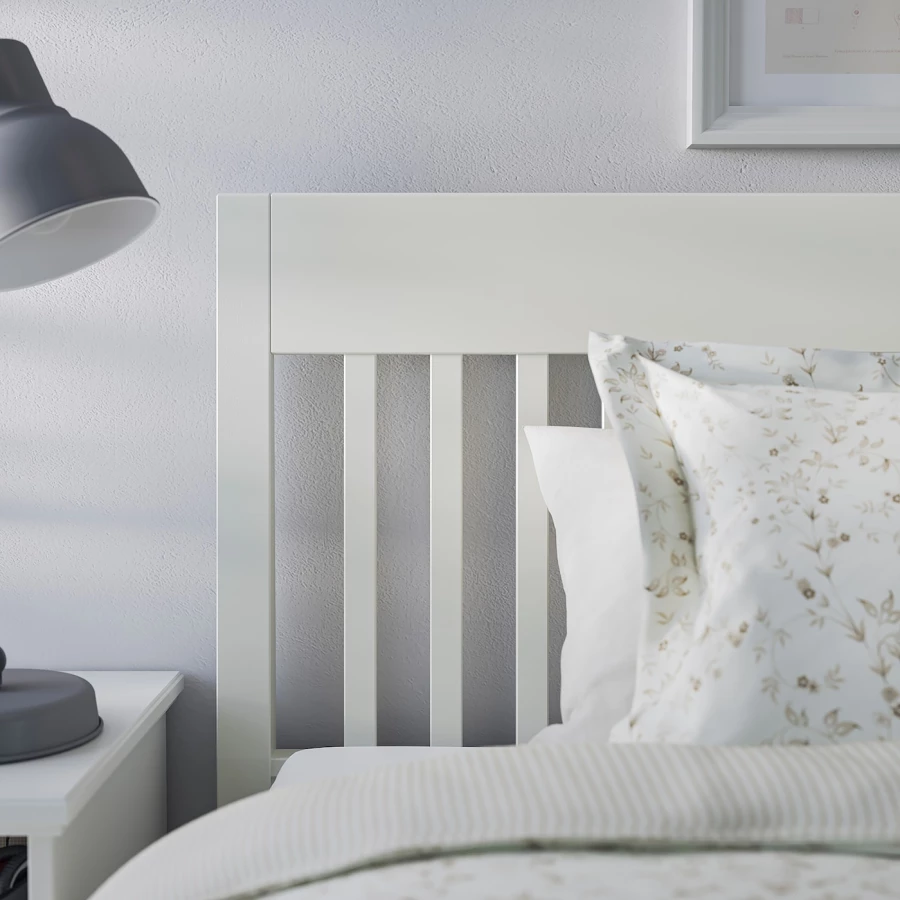 Каркас кровати с ящиками - IKEA IDANÄS/IDANAS, 200х140 см, белый, ИДАНЭС ИКЕА (изображение №6)