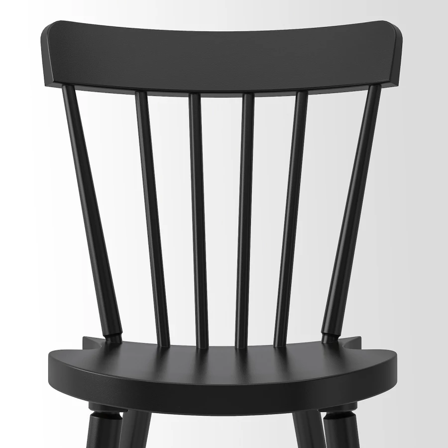 Стул - IKEA NORRARYD, 83х47х51 см, черный, НОРРАРИД ИКЕА (изображение №6)