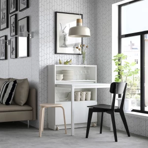 Второе фото. BILLY Книжный шкаф со столом и ящиком ИКЕА