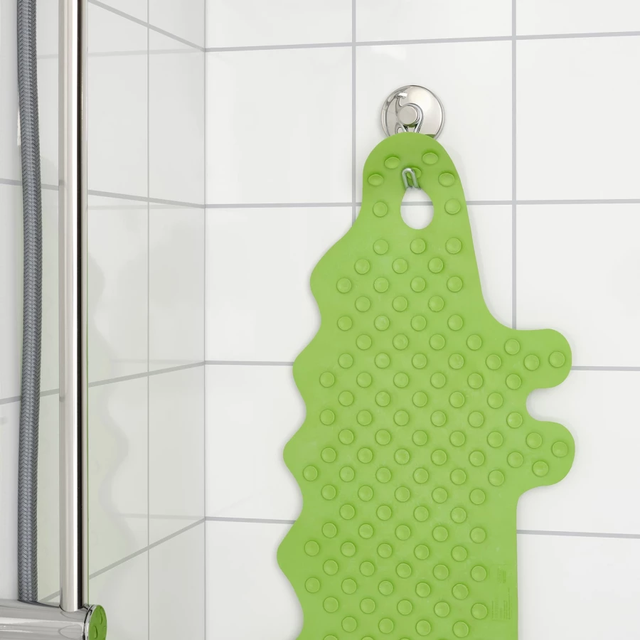 Коврик для ванной - IKEA PATRULL, 90х33 см, зеленый, ПАТРУЛЬ ИКЕА (изображение №4)