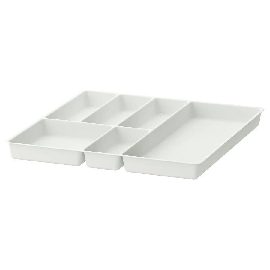 Лоток для столовых приборов - IKEA STÖDJA/STODJA, 50х51 см, белый, СТОДЬЯ ИКЕА (изображение №1)