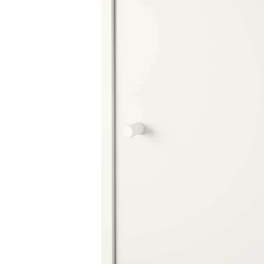 Гардероб 3-дверный - IKEA KLEPPSTAD/КЛЕППСТАД ИКЕА, 117x176 см, белый (изображение №4)