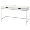 Письменный стол с ящиками - IKEA ALEX, 132x58 см, белый, АЛЕКС ИКЕА