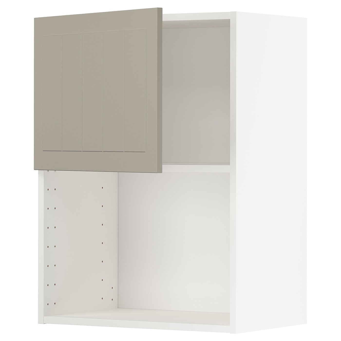 METOD Навесной шкаф - METOD IKEA/ МЕТОД ИКЕА, 80х60 см, черный/светло-коричневый
