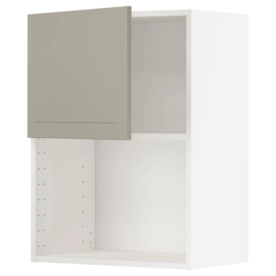 METOD Навесной шкаф - METOD IKEA/ МЕТОД ИКЕА, 80х60 см, черный/светло-коричневый (изображение №1)