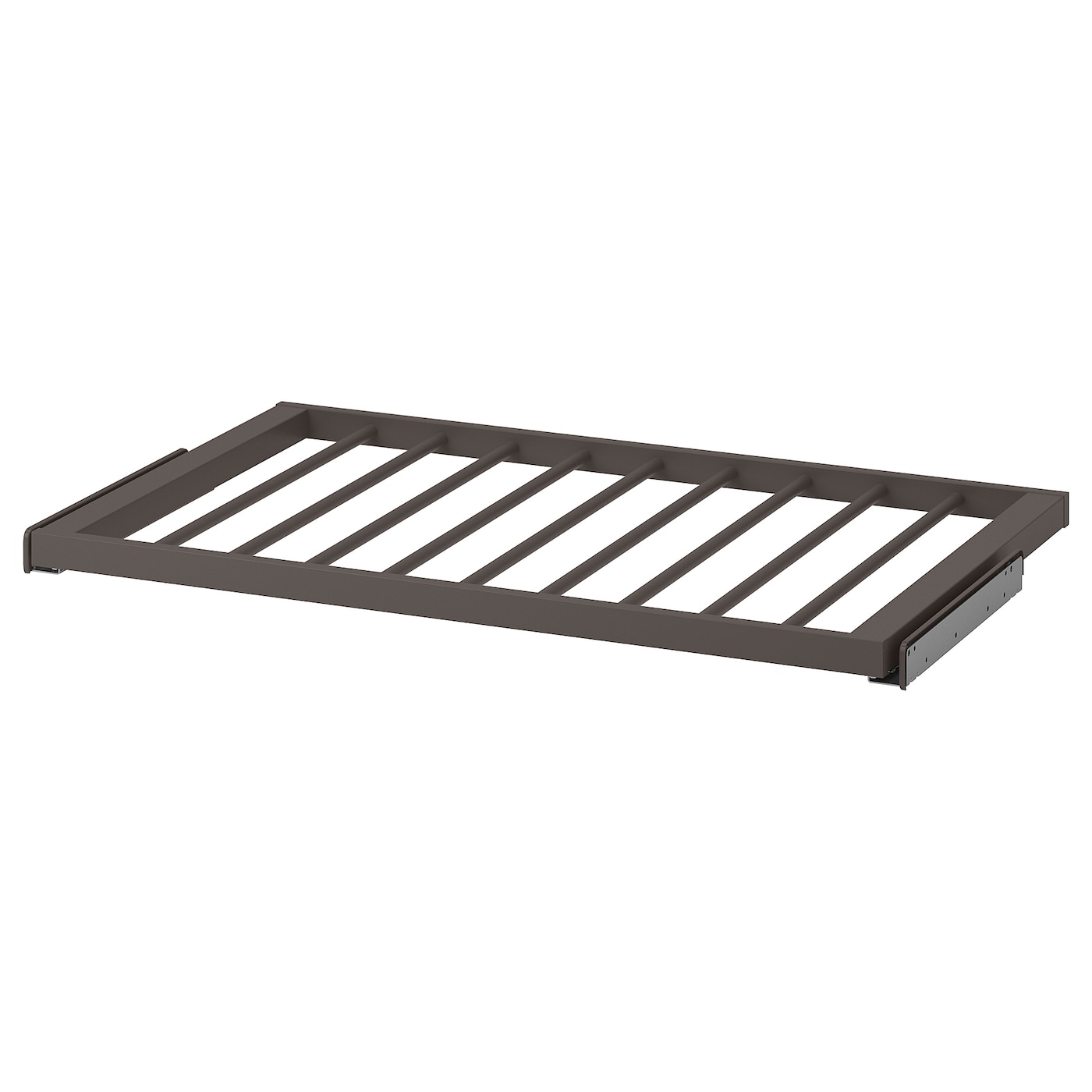 Выдвижная вешалка для брюк - IKEA KOMPLEMENT/КОМПЛИМЕНТ ИКЕА, 100x58 см, темно-серый