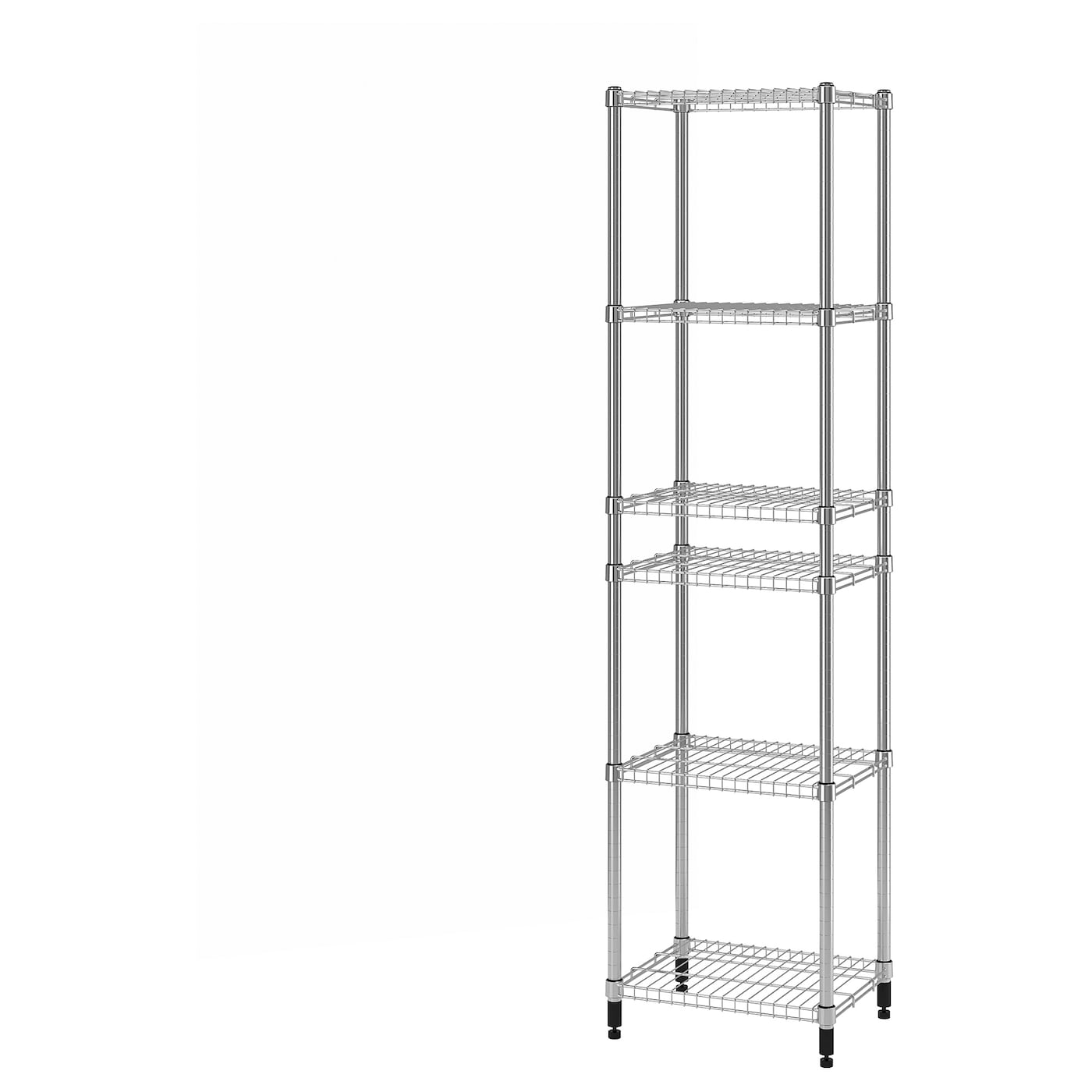 Стеллаж - IKEA OMAR, 46х36х181 см, оцинкованная сталь, ОМАР ИКЕА