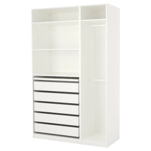 Шкаф - IKEA PAX/ПАКС ИКЕА, 58х150х236,4 см, белый