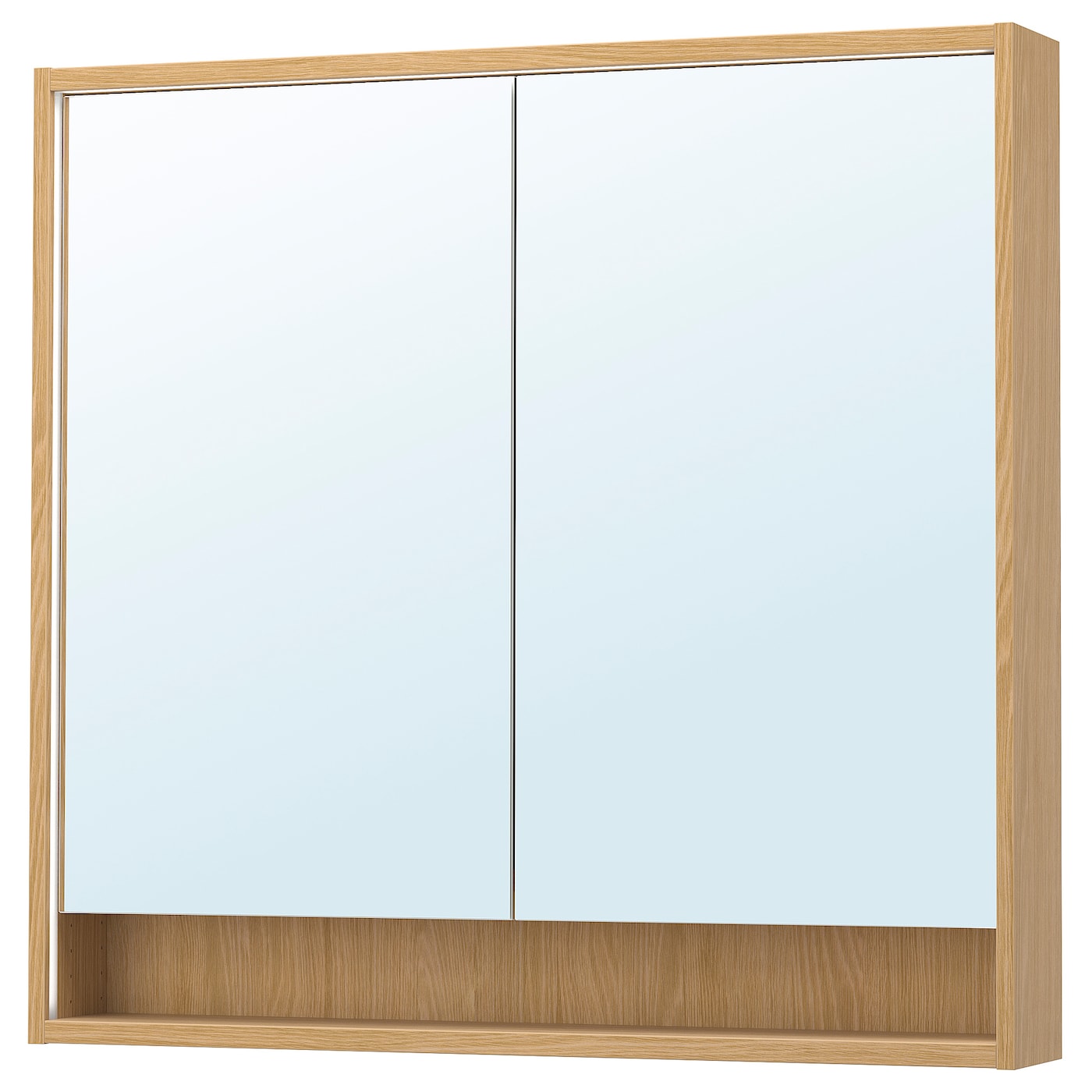 Зеркальный шкаф - FAXÄLVEN / FAXАLVEN IKEA/  ФАКСЭЛЬВЕН ИКЕА , 100х15х95 см, под беленый дуб