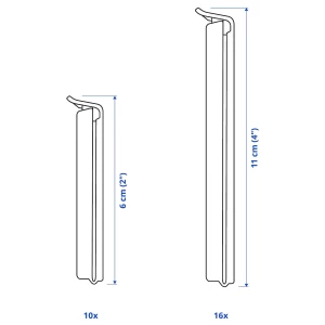 Второе фото. Уплотнительная клипса - IKEA BEVARA, зеленый/красный, БЕВАРА ИКЕА