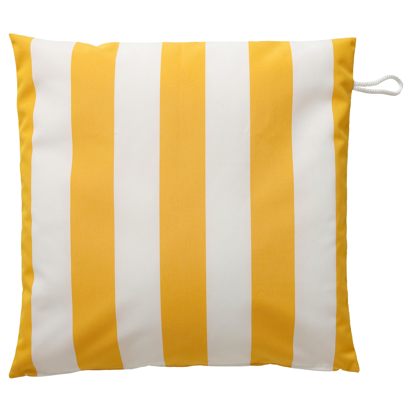 Чехол на подушку - IKEA GULLBERGSÖ, 50х50 см, белый, желтый,  ГУЛЛБЕРГСЁ ИКЕА