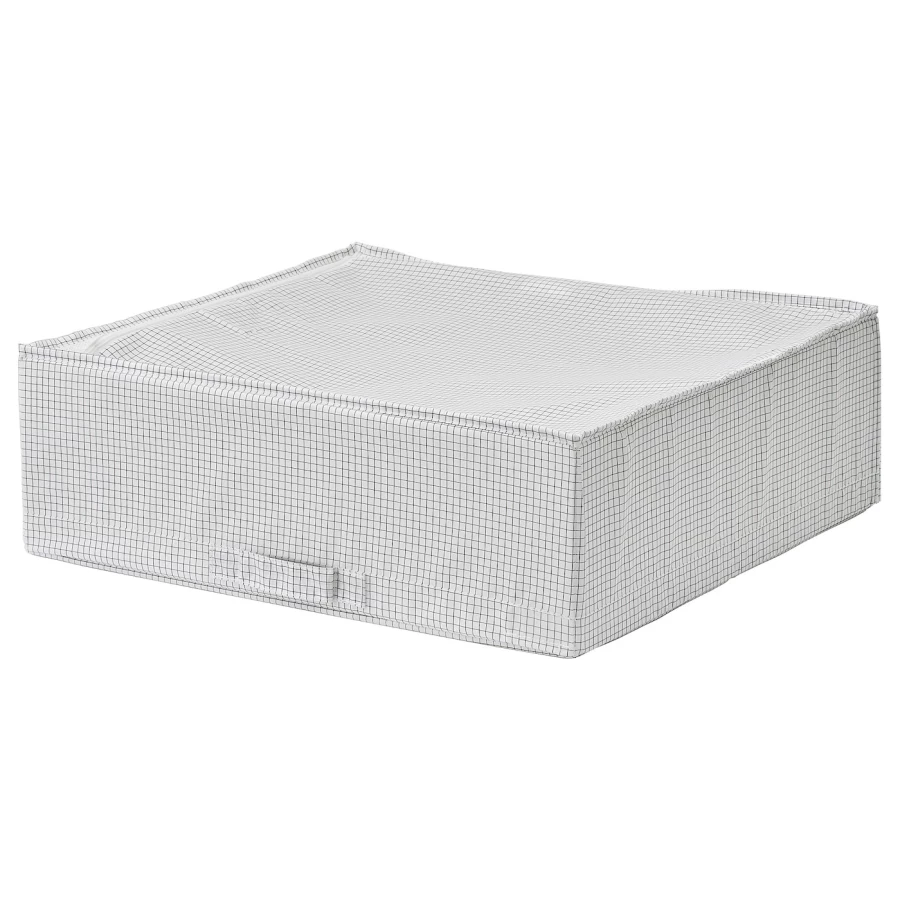 Ящик для хранения одежды/постельного белья - STUK IKEA/ СТУК  ИКЕА, 55х18 см, белый (изображение №1)