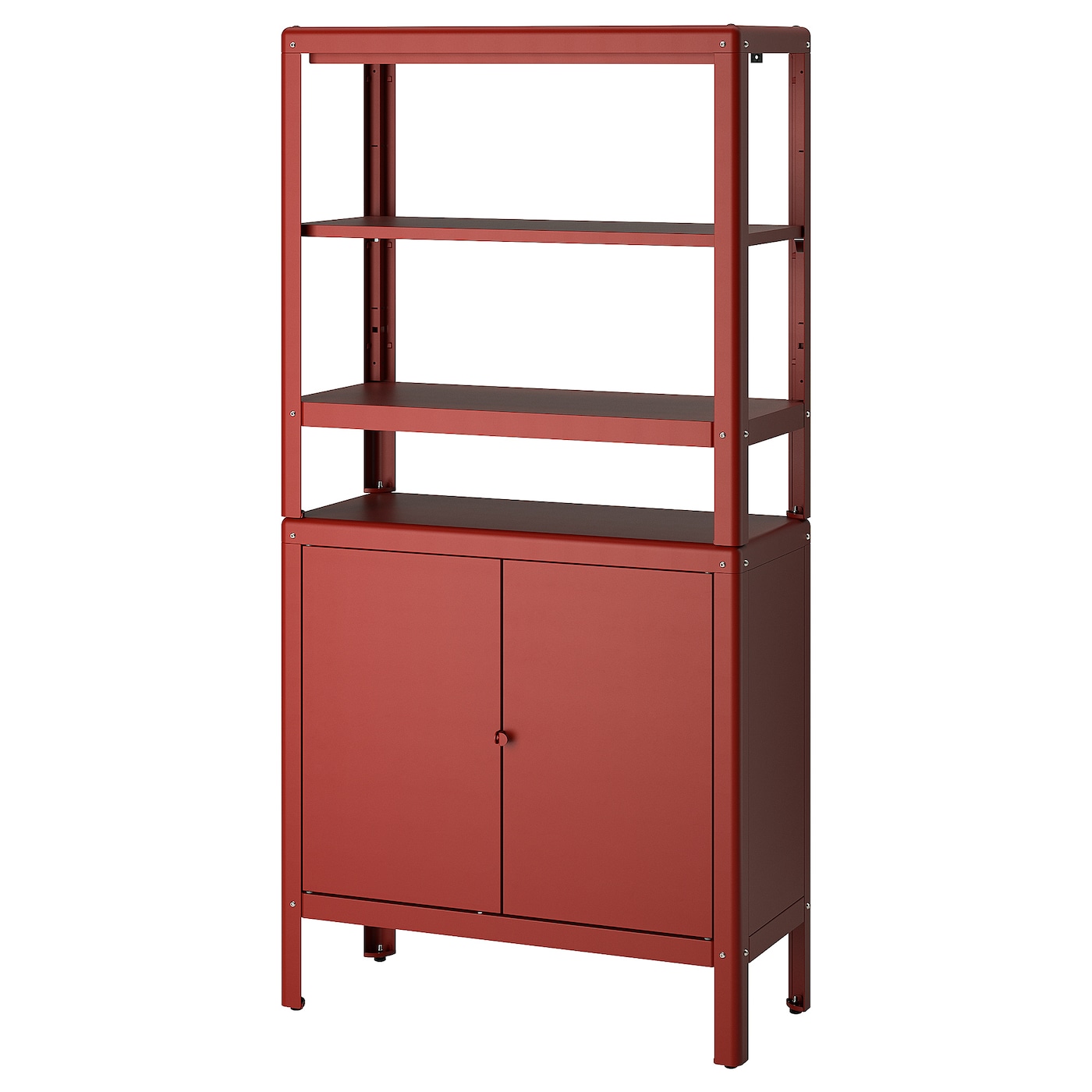 Книжный шкаф - KOLBJÖRN / KOLBJORN IKEA/ КОЛЬБЬЕРН ИКЕА,  161х80  см, красный