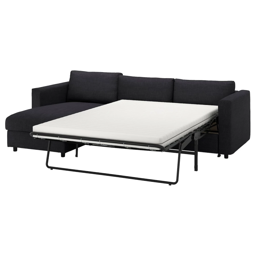 VIMLE Чехол на 3-местный диван с шезлонгом/Хилларед антрацит ИКЕА (изображение №1)