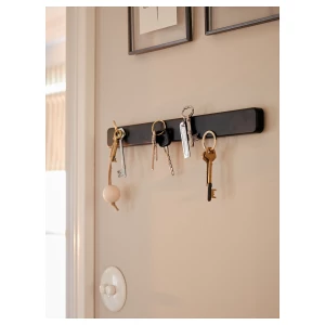 Второе фото. Магнитная планка - IKEA HULTARP, 38 см, черный, ГУЛЬТАРП ИКЕА