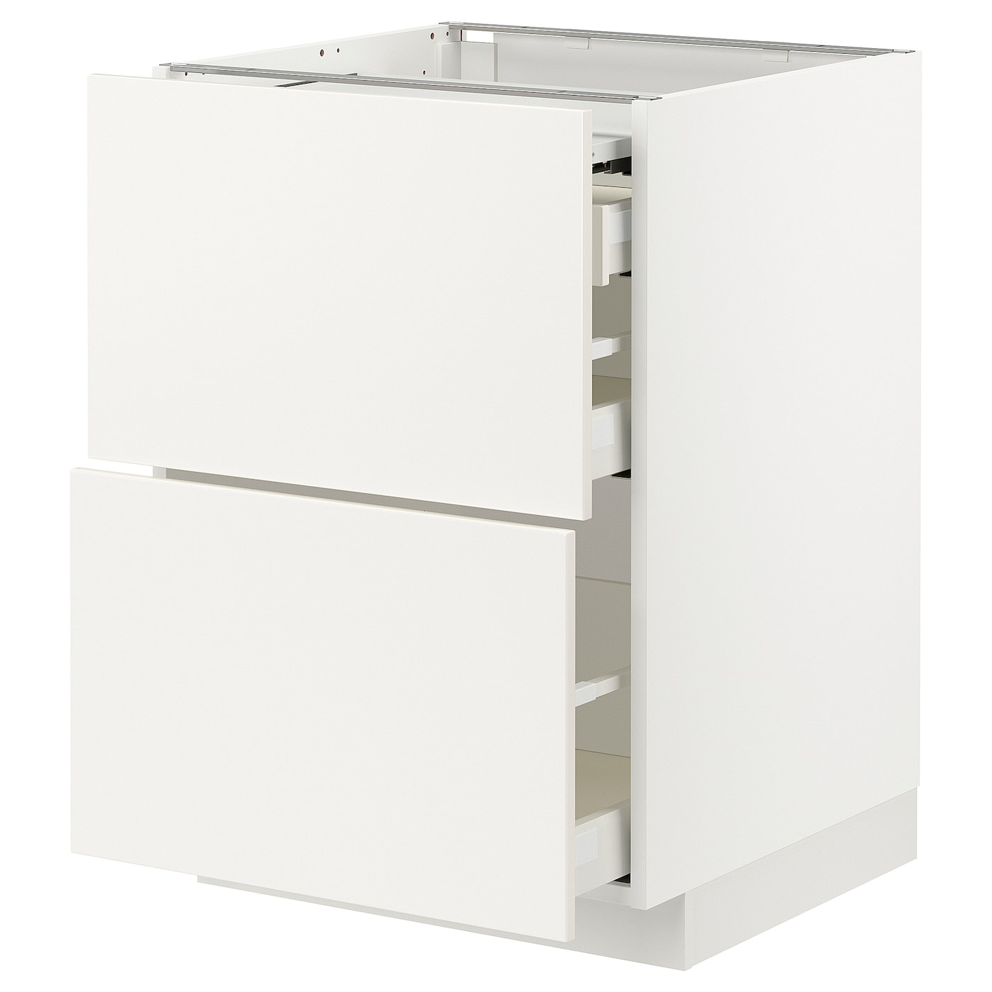 Напольный шкаф - METOD / MAXIMERA IKEA/ МЕТОД/ МАКСИМЕРА ИКЕА,  88х60 см, белый