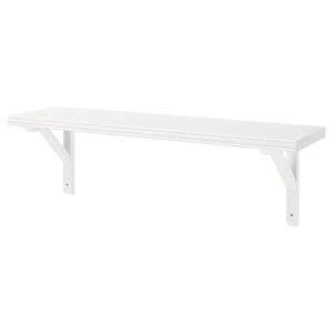 Полка настенная - BERGSHULT/SANDSHULT IKEA/БЕРГСХУЛЬТ/ САНДСХУЛЬТ ИКЕА, 80x20 см, белая