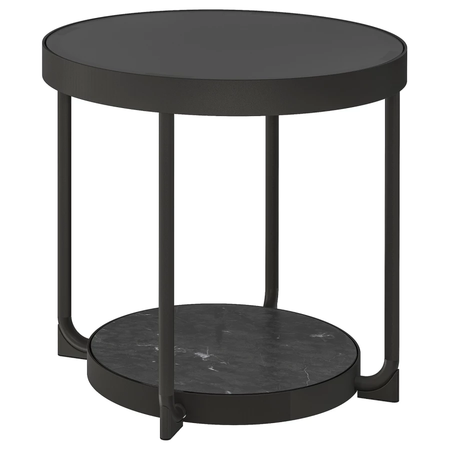 Приставной столик - IKEA FRÖTORP/FROTORP/ФРОТОРП ИКЕА, 45х48 см, черный (изображение №1)