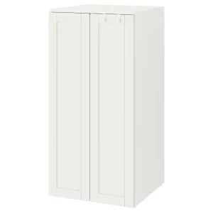 Шкаф - PLATSA/ SMÅSTAD / SMАSTAD IKEA/ ПЛАТСА/СМОСТАД ИКЕА, 60x57x123 см, белый