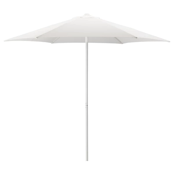Зонт от солнца - HÖGÖN/HОGОN IKEA/ ХЕГЕН ИКЕА, 270 см, белый