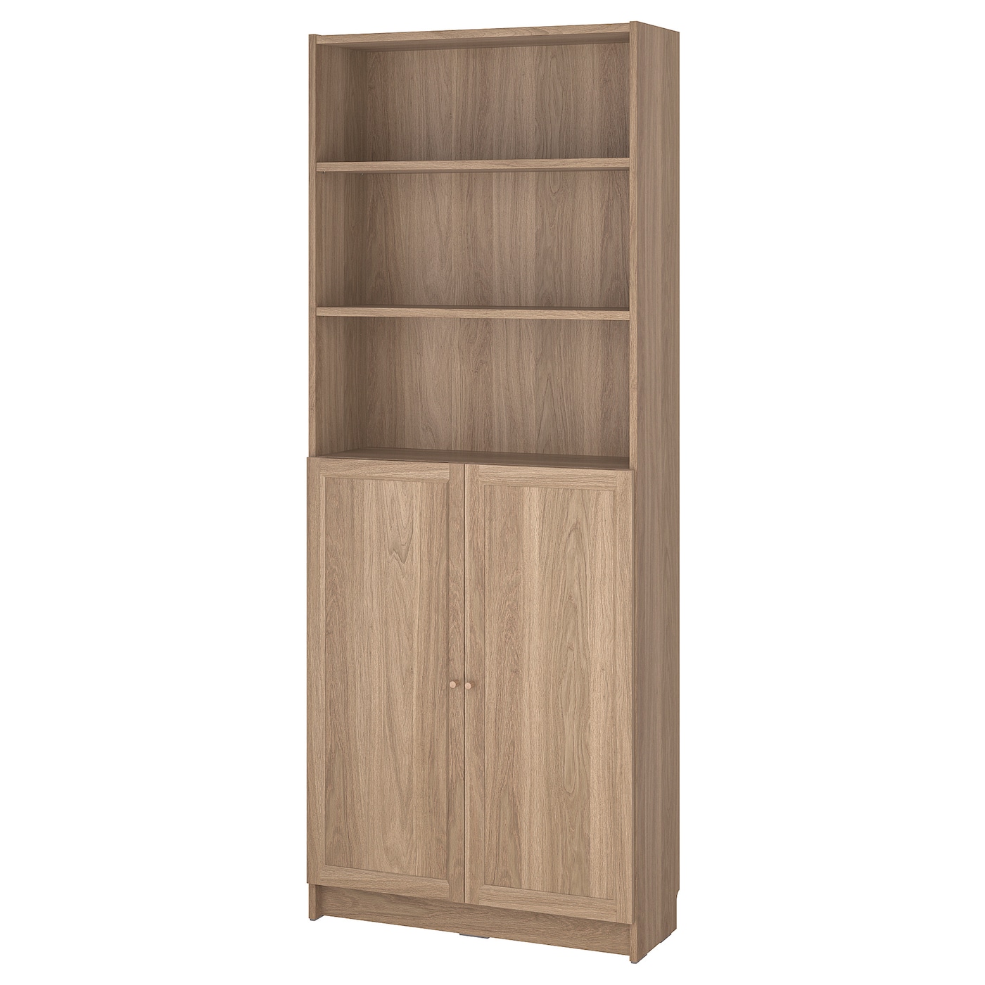 Книжный шкаф -  BILLY / OXBERG IKEA/ БИЛЛИ/ ОКСБЕРГ ИКЕА, под беленый дуб