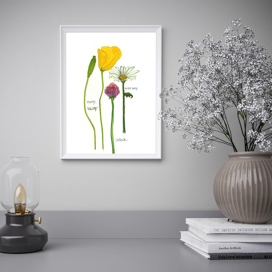 Постер - IKEA BILD, 30х40 см, «Цветущие растения II», БИЛЬД ИКЕА (изображение №2)