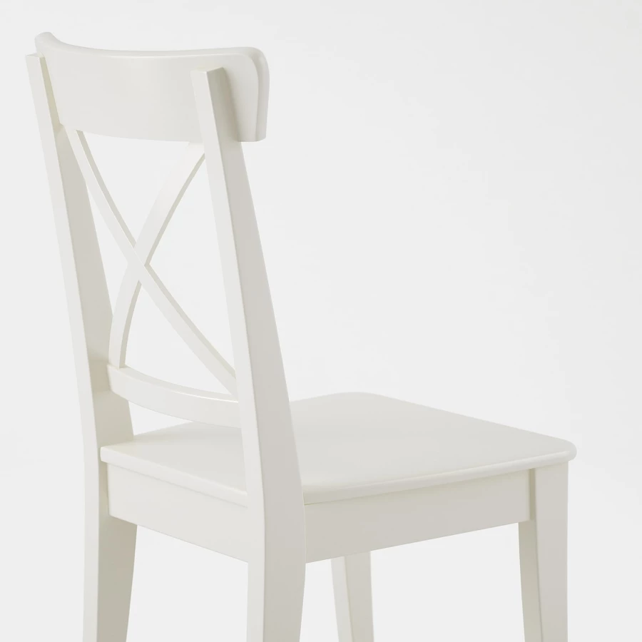 Стол и 4 стула - IKEA EKEDALEN/INGOLF/ЭКЕДАЛЕН/ИНГОЛЬФ ИКЕА, 120х180х80 см, белый (изображение №3)