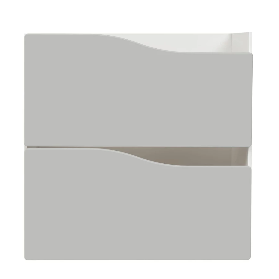 Вставка с 2 ящиками - KALLAX IKEA/КАЛЛАКС ИКЕА, 33х33 см, бежевый/серый (изображение №3)
