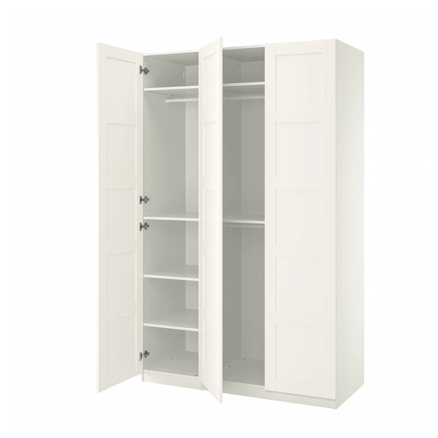 Гардероб - IKEA PAX/BERGSBO/ПАКС/БЕРГСБУ ИКЕА, 150x60x236 см, белый (изображение №1)