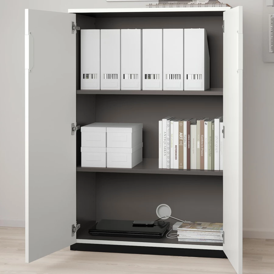 Шкаф для документов - IKEA GALANT/ГАЛАНТ ИКЕА, 120х45х80 см, белый (изображение №5)