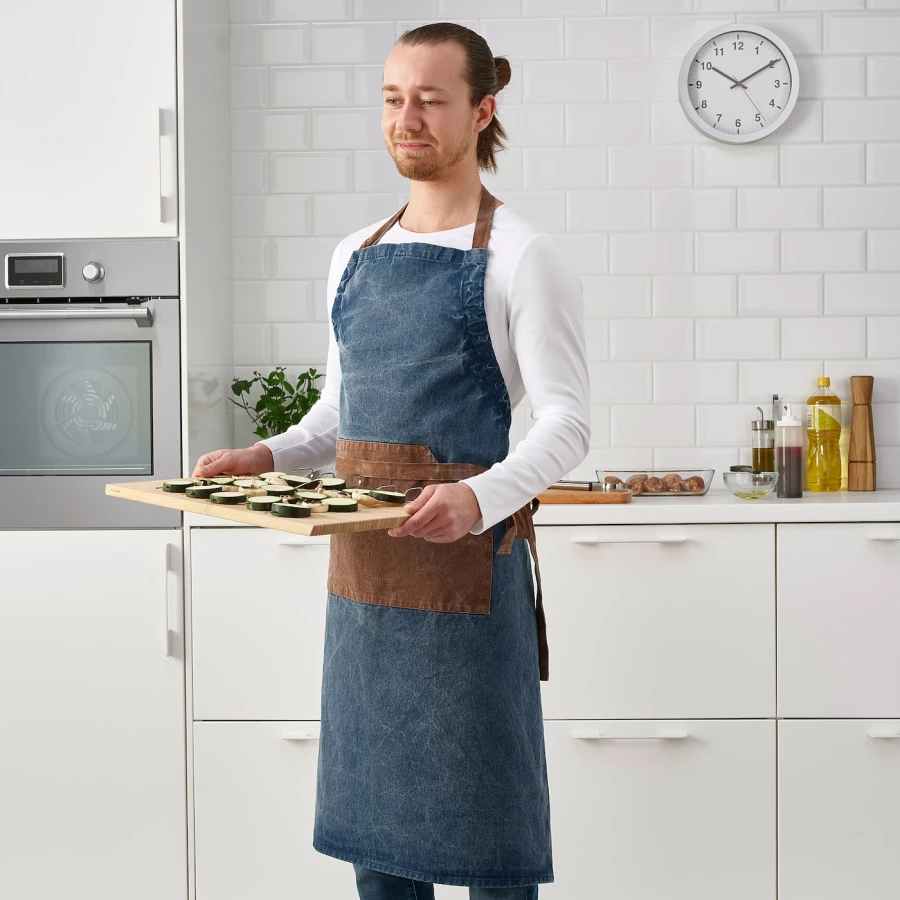 Кухонный фартук - IKEA GRILLTIDER, 92х69 см, синий, ГРИЛЛЬТИДЕР ИКЕА (изображение №2)