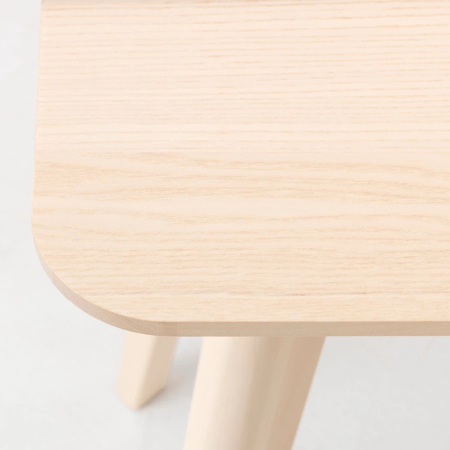 Приставной столик - IKEA ИКЕА LISABO, 45x45х45 см, шпон ясеня (изображение №4)