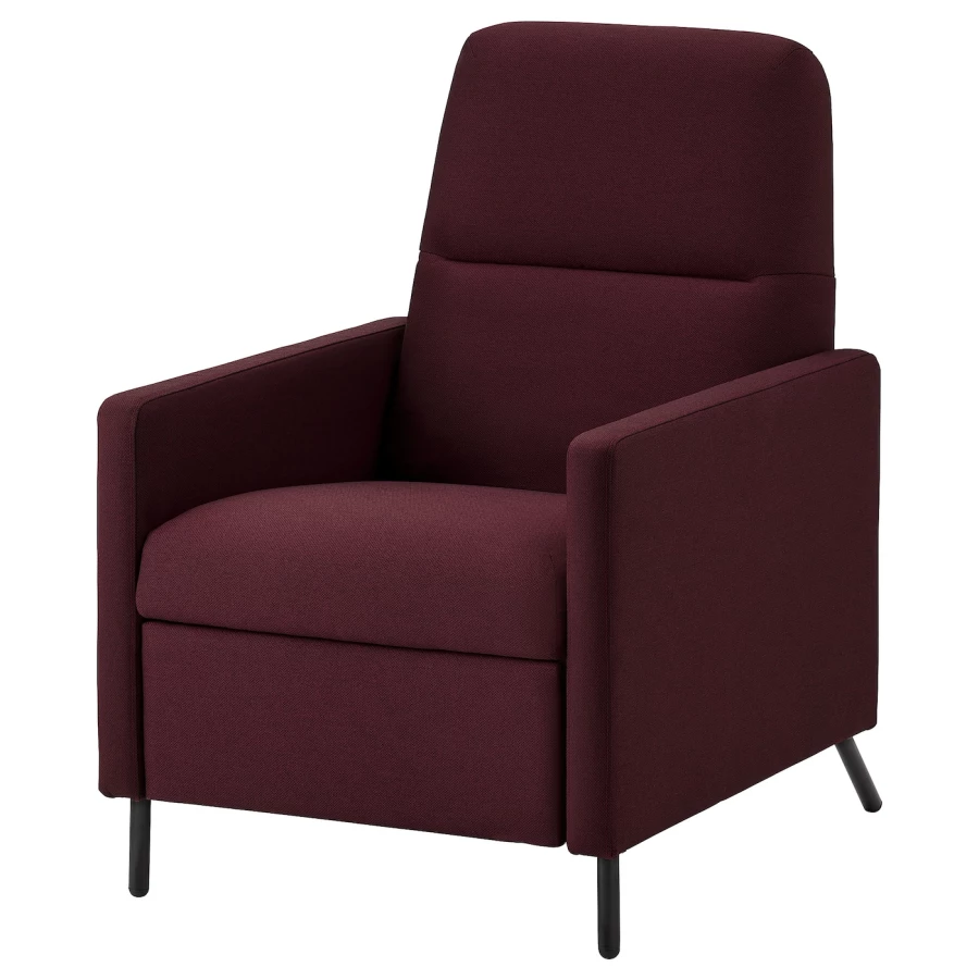 Кресло - IKEA GISTAD, 66х84х96 см, бордовый, ГИСТАД ИКЕА (изображение №1)