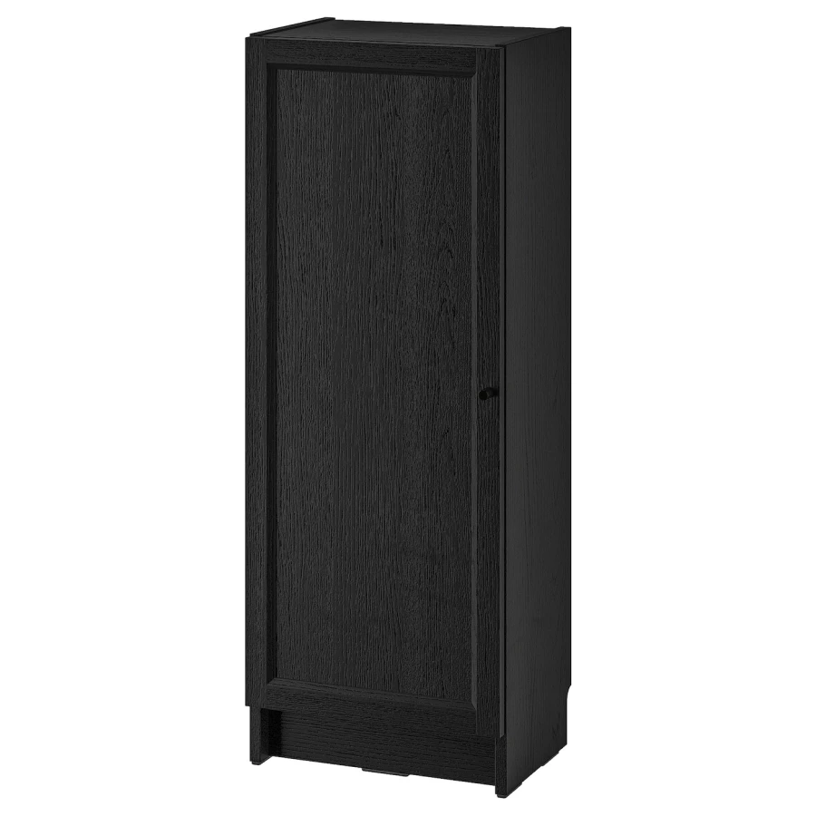 Книжный шкаф -  BILLY / OXBERG IKEA/ БИЛЛИ/ ОКСБЕРГ ИКЕА, 40х30х106 см, черный (изображение №1)