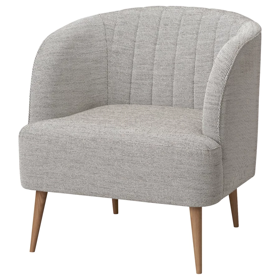 Кресло - IKEA FULLÖSA, 68х70х72 см, серый, (изображение №1)