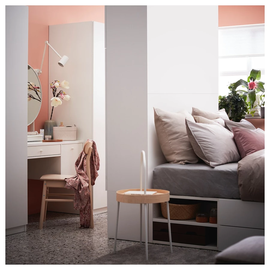 Туалетный столки - IKEA SYVDE/СЮВДЕ ИКЕА , 78х48,2х100,3 см, белый (изображение №7)
