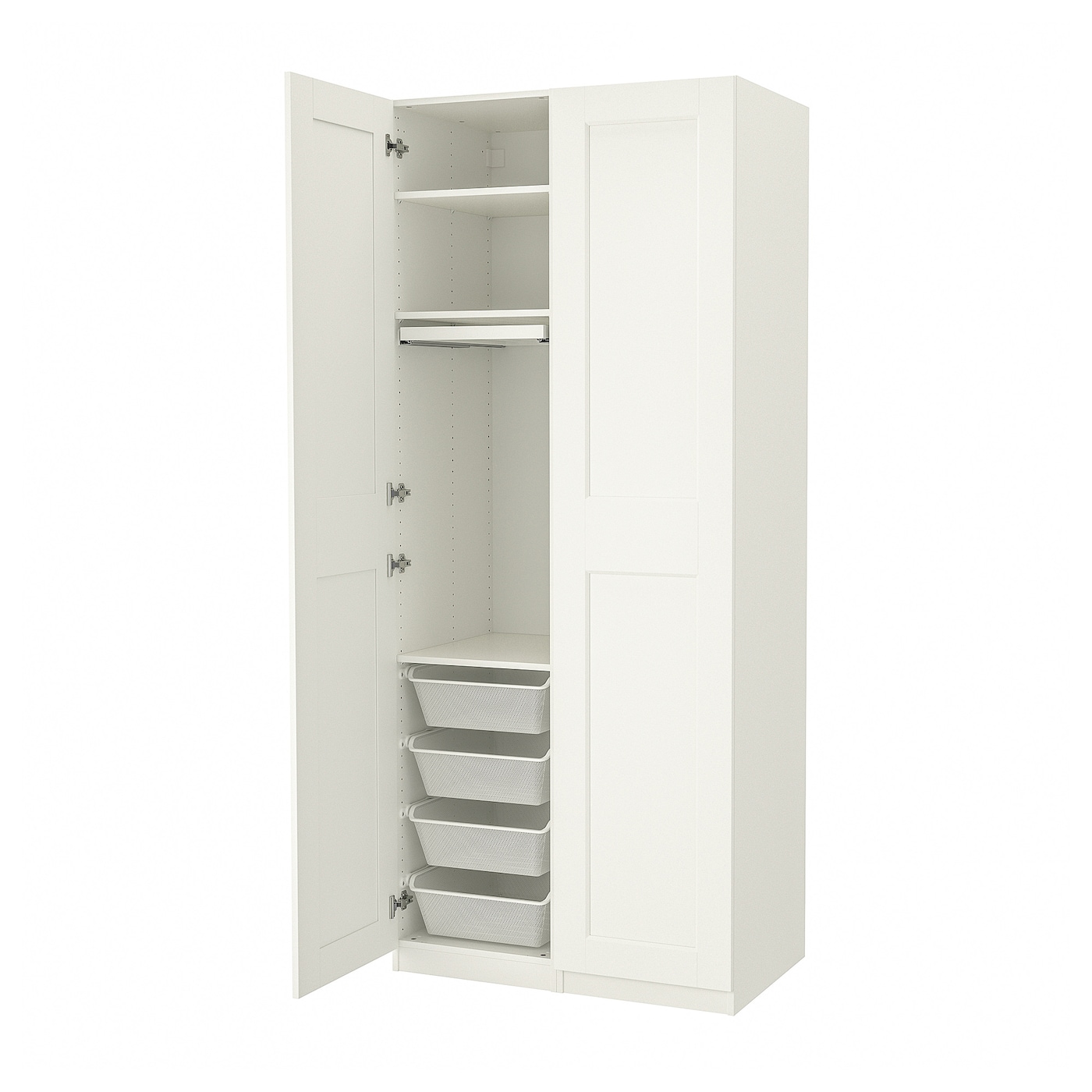 Гардероб - IKEA PAX/GRIMO /ПАКС/ГРИМО ИКЕА, 100x60x236 см, белый